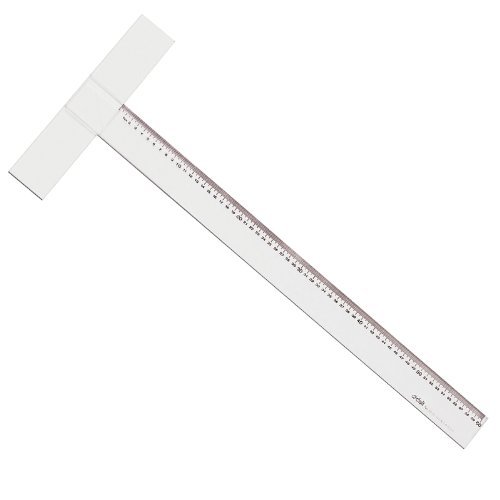 得力8410有机丁字尺60cm(只)