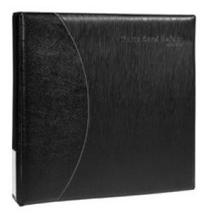 齐心高级商务名片册，3孔夹480张A1612