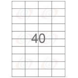 A4/40不干胶标签纸（定做）