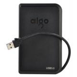 Aigo爱国者 HD806 移动硬盘 500G 2.5寸 USB3.0 高速接口 自带USB3.0线 超强抗震