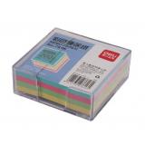 得力7616便条纸91*87(混)(盒)